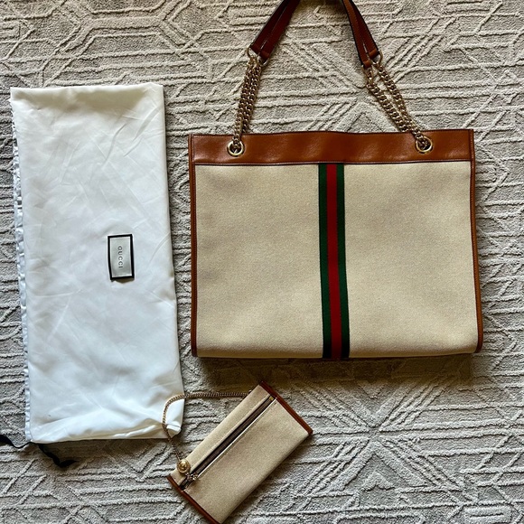 Gucci Rajah canvas tote - Picture 7 of 10